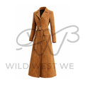 Women’s Western Suede Long Coat
