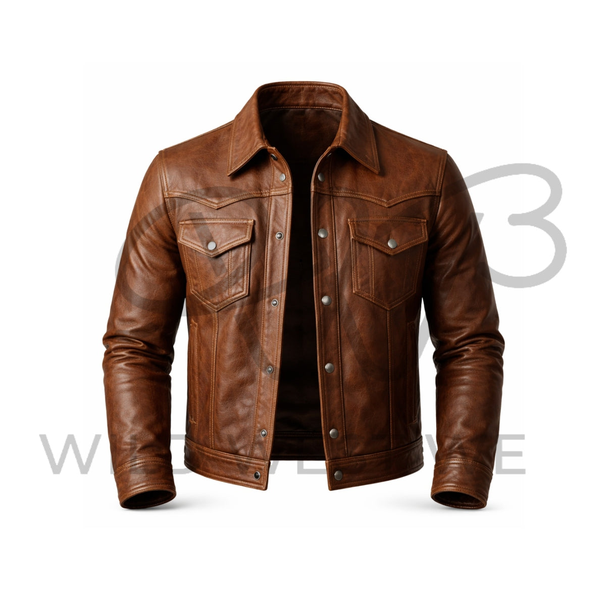 Men’s Classic Cowboy Leather Jacket
