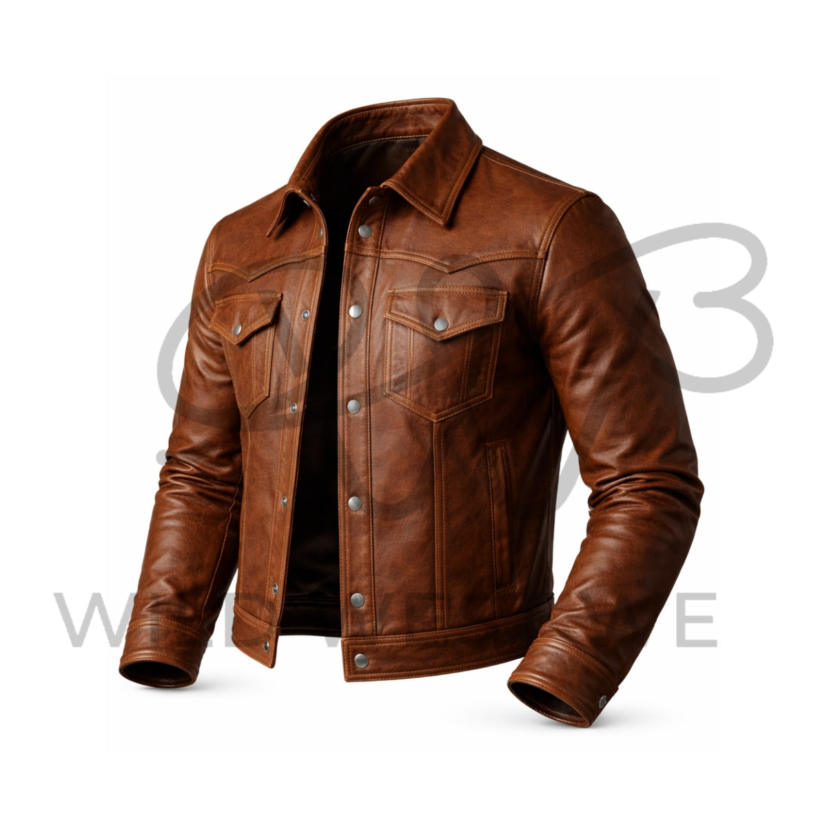 Men’s Classic Cowboy Leather Jacket